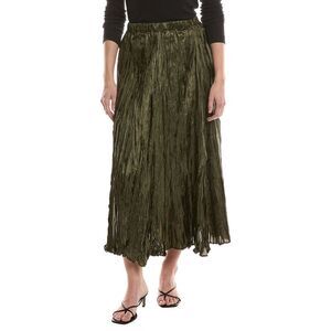 Picadilly Womens  Crinkled Long Skirt